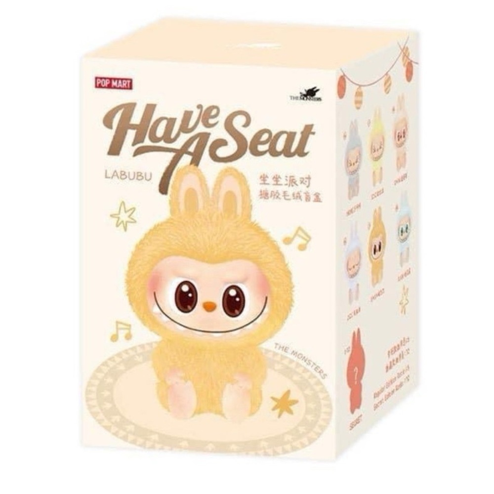 THE MONSTERS - Have a Seat Vinyl Plush Blind Box SINGLE BOX